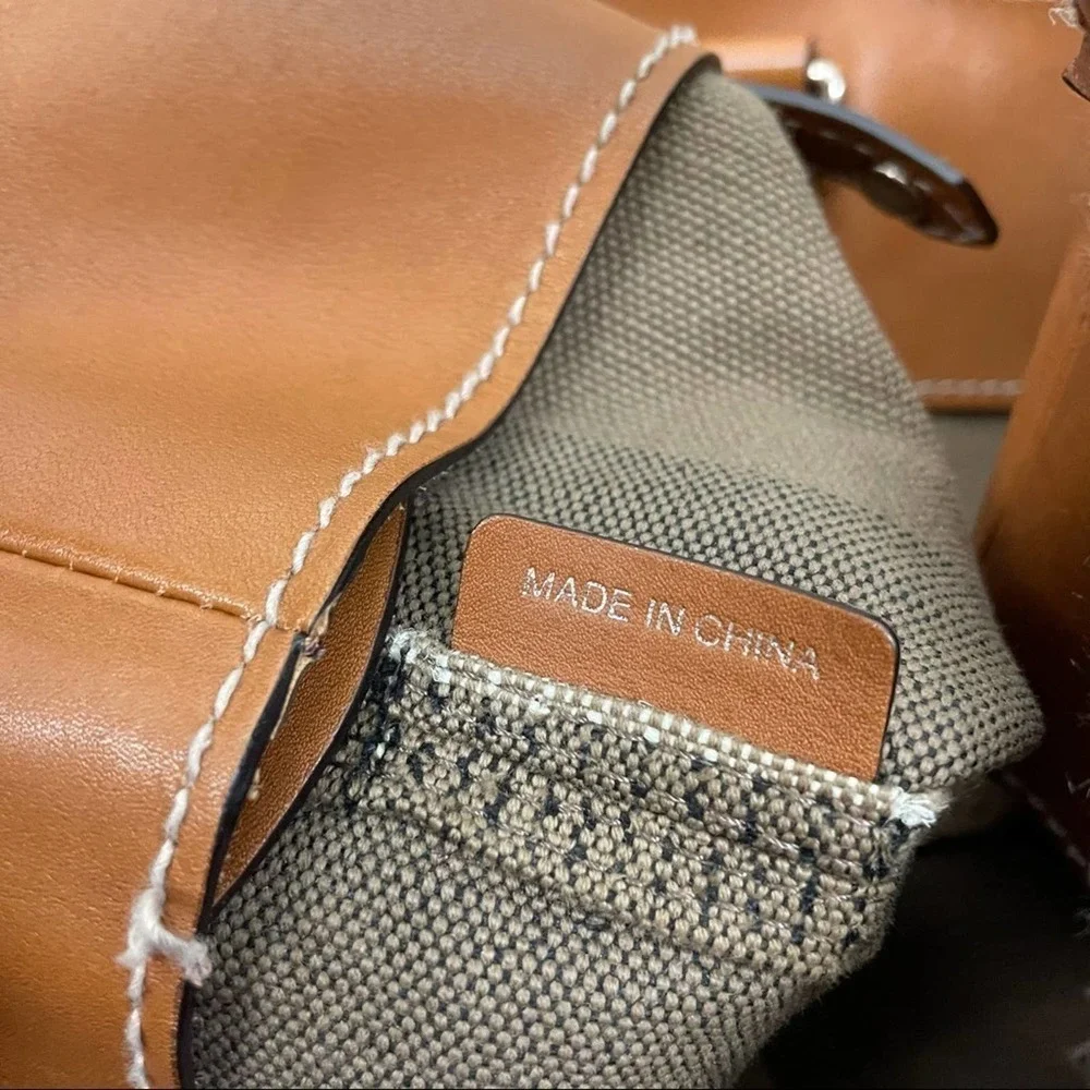 BURBERRY CANVAS MEGA CHECK MEDIUM ASHBY HOBO